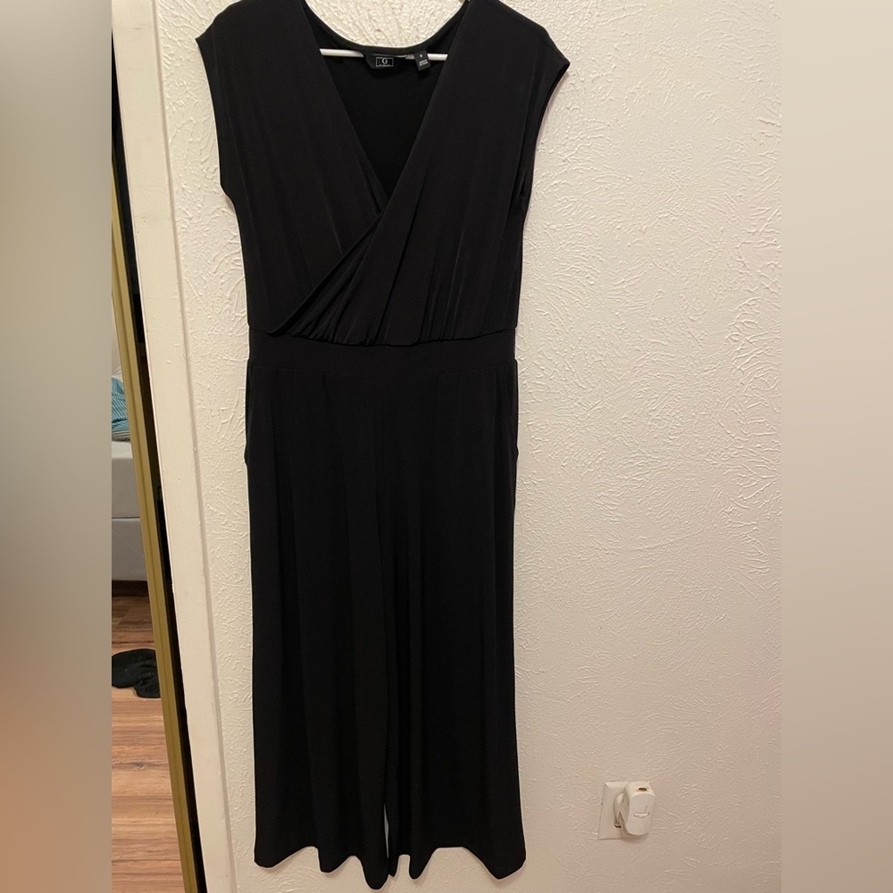 G by Giuliana Black Jumpsuit
